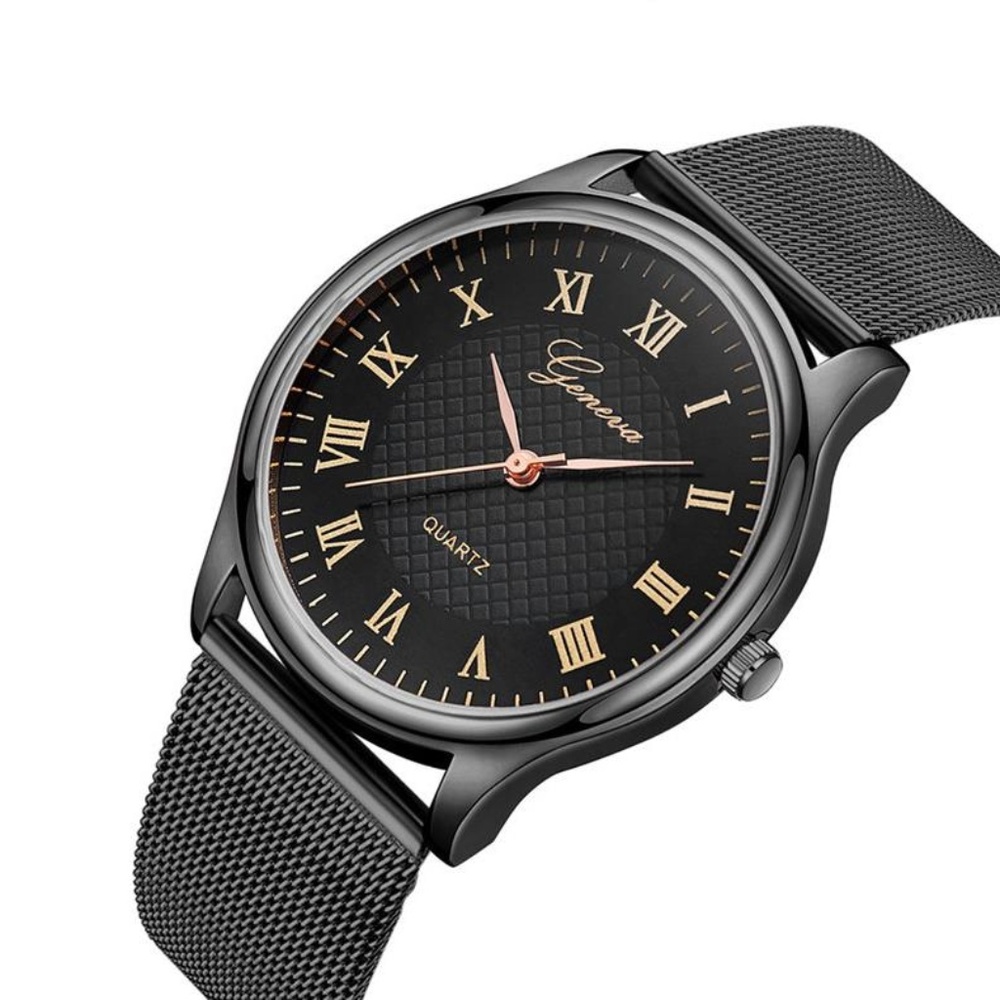 ⌚️NEW⌚️ Unisex Luxury Stainless Steel Quartz Watch - Picture 3 of 3